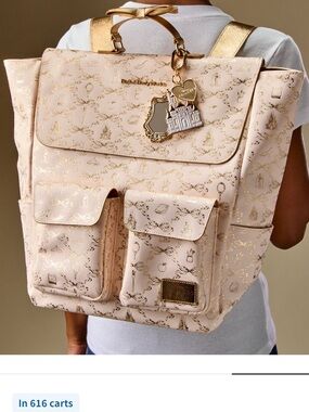 Disney Princess Backpack with Gold Accents
